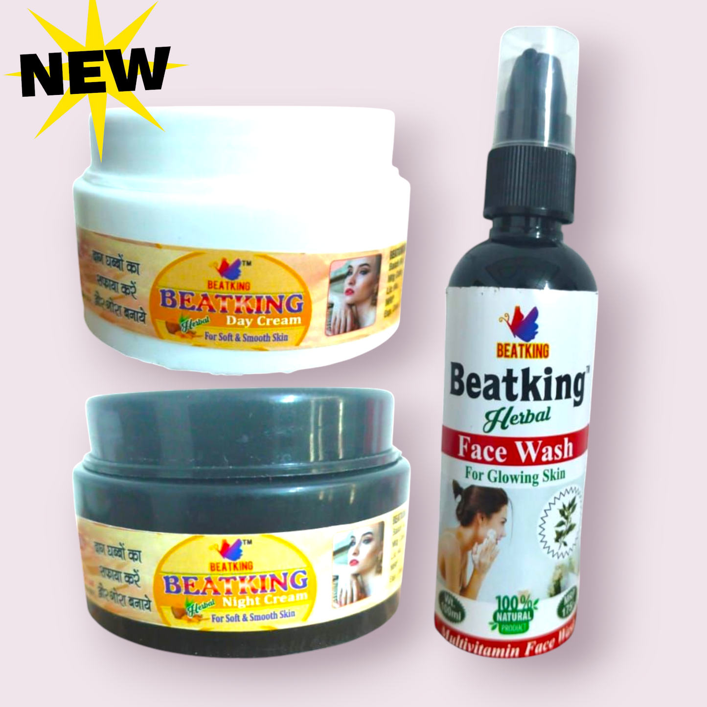 Beatking Vvip combo for Pigmentation,melasma,openpores,darkspot,sunburn,acne| pack of 5