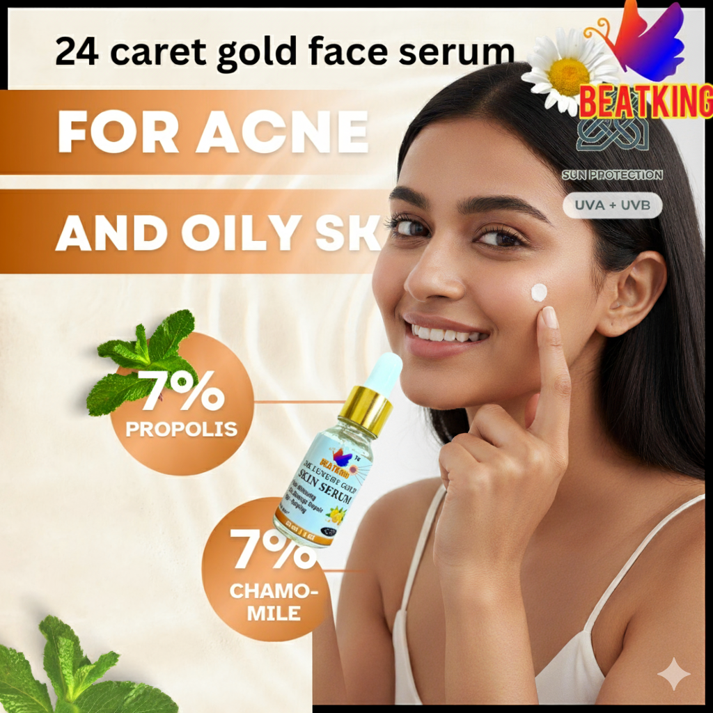 Beatking serum and sunscreen combo