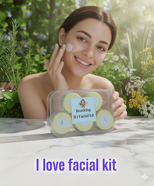 beatking B3 facial kit for whitening skin |pure herbal| no side effects