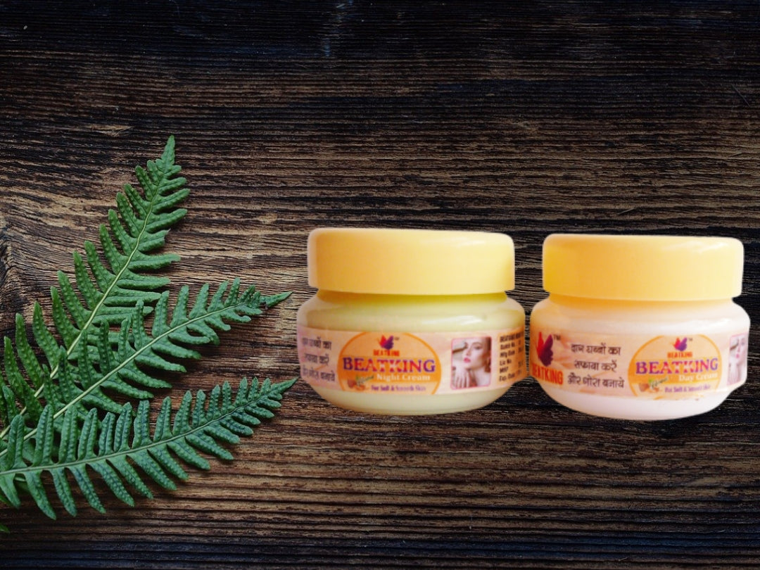 beatking day&night cream for pigmentation |Removing Dark Spots | Acne Scars | blackheads, Even Skin, Blemishes | its sure resulted (30 gm) 2pcs