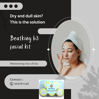 beatking B3 facial kit for whitening skin |pure herbal| no side effects