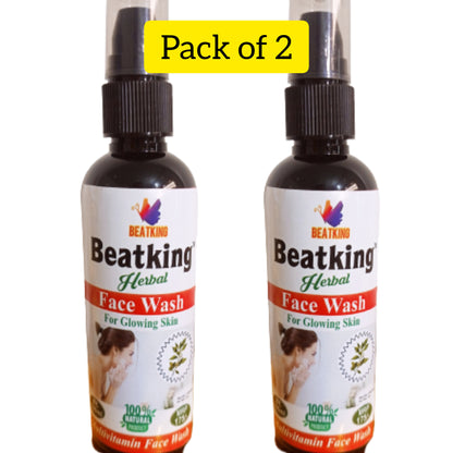 beatking herbal facewash 100 ml