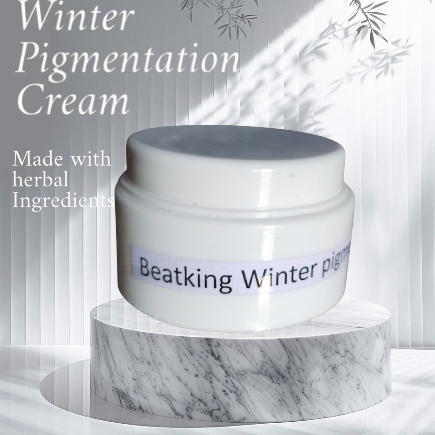 Beatking winter pigmentation cream 50g| man and woman| pure herbal no side effects