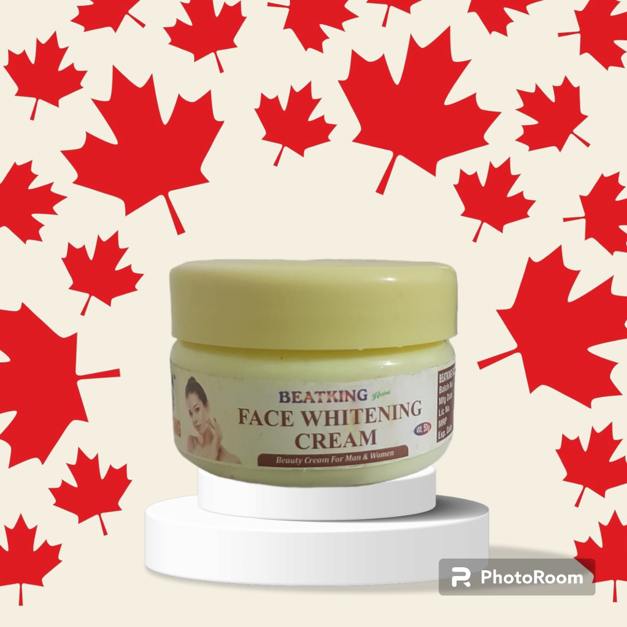 beatking face whitening cream, reduce dark spot and brightens skin tone 50g