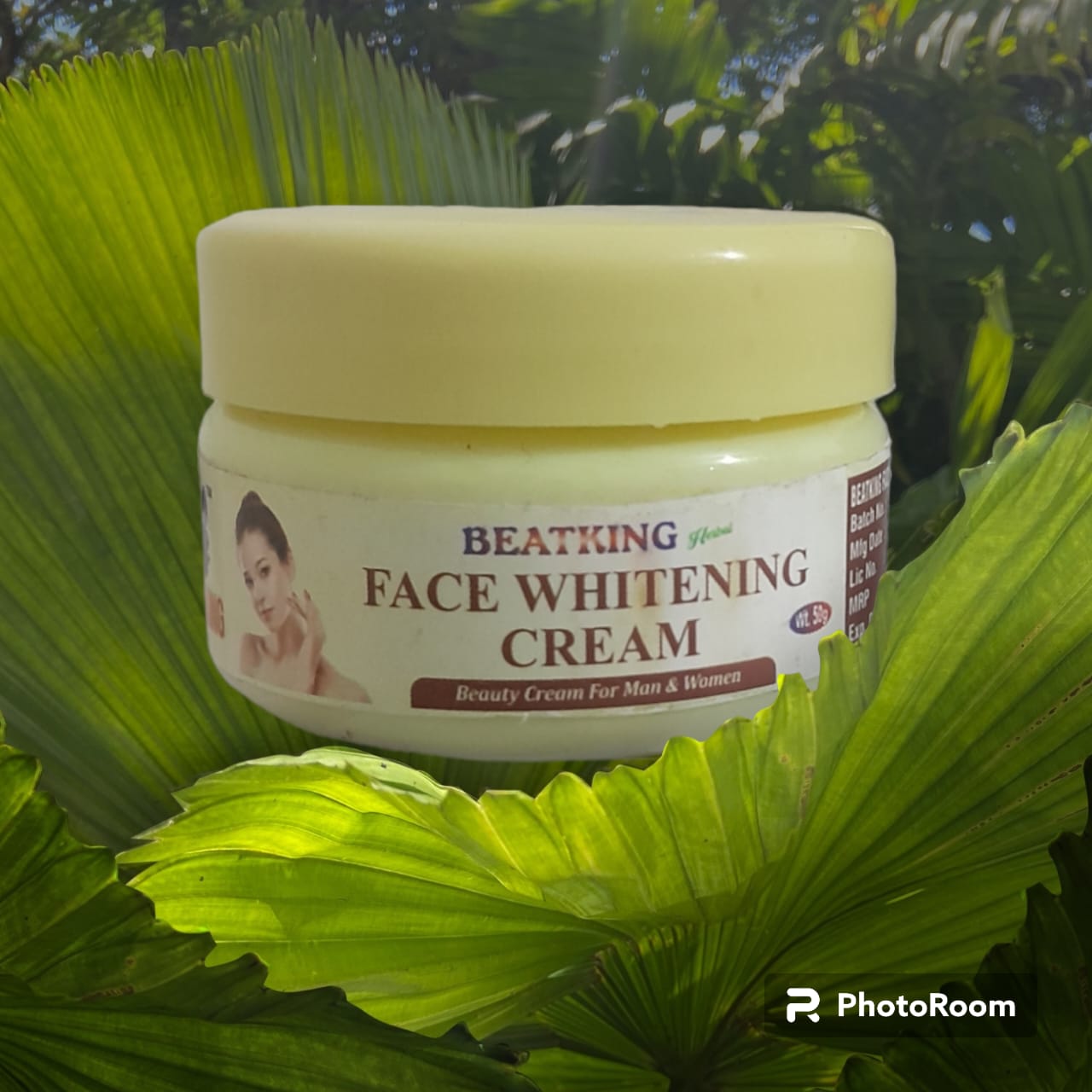 beatking face whitening cream, reduce dark spot and brightens skin tone 50g