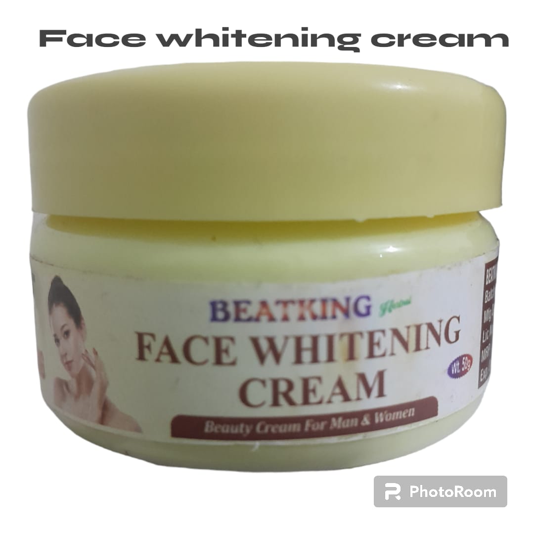 beatking face whitening cream, reduce dark spot and brightens skin tone 50g