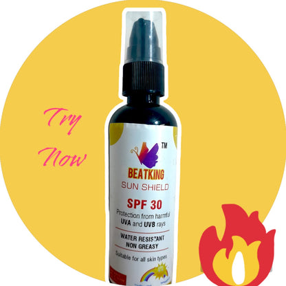 Beatking serum and sunscreen combo