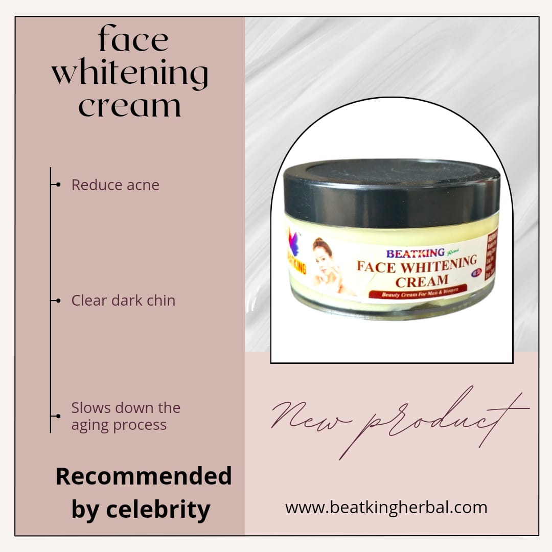 beatking face whitening cream, reduce dark spot and brightens skin tone 50g