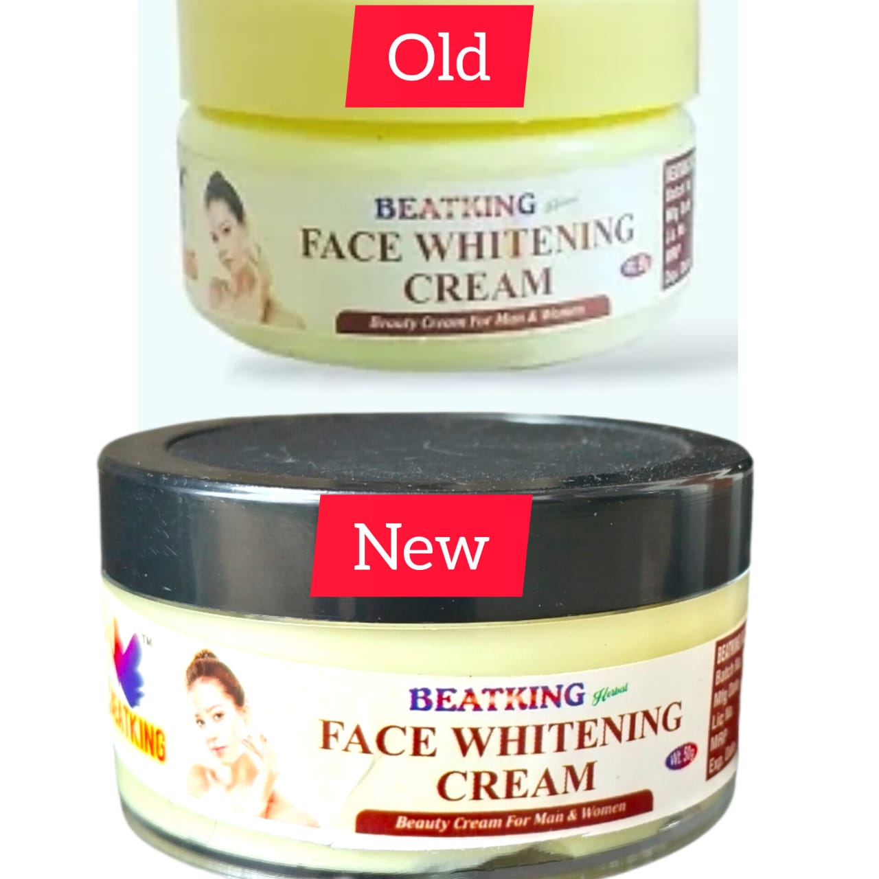 beatking face whitening cream, reduce dark spot and brightens skin tone 50g