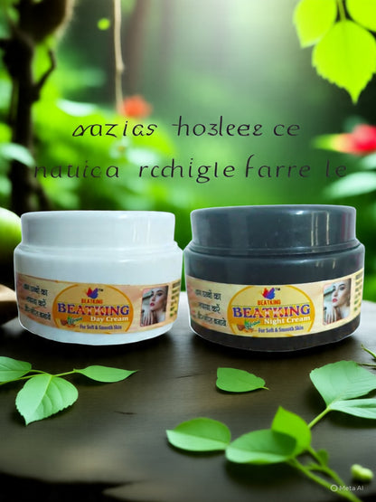 beatking day&night cream for pigmentation |Removing Dark Spots | Acne Scars | blackheads, Even Skin, Blemishes | soft skin, it really work ,men & women (60+60 gm) pack of 2pcs