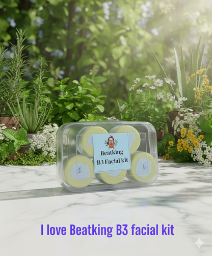 beatking B3 facial kit for whitening skin |pure herbal| no side effects