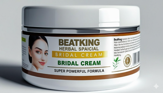 BEATKING Herbal Special Bridal Cream | Powerful Skin Brightening & Glowing Formula - 50g