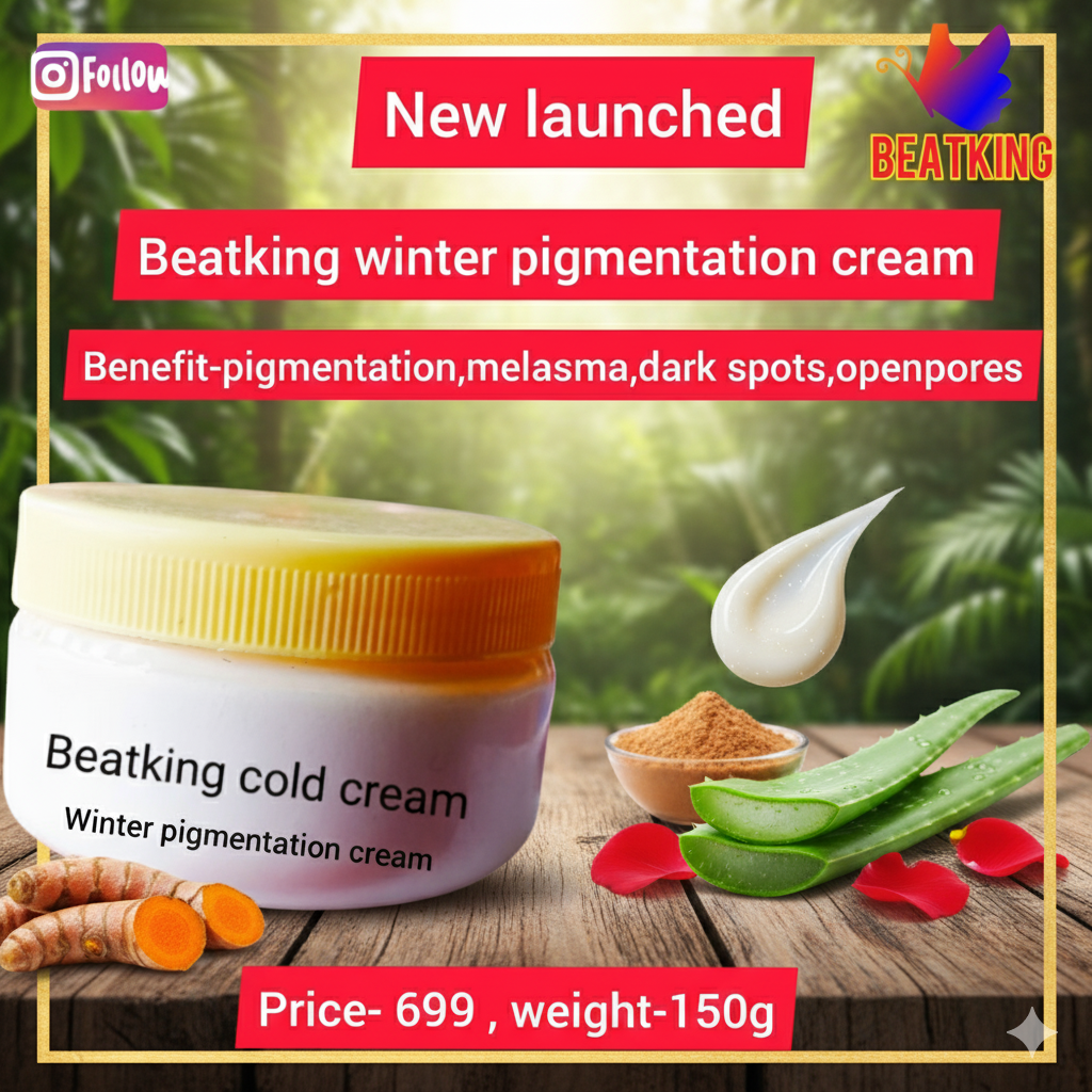 Beatking winter pigmentation cream 150gfor man and women