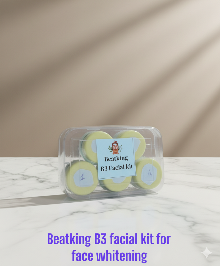 beatking B3 facial kit for whitening skin |pure herbal| no side effects