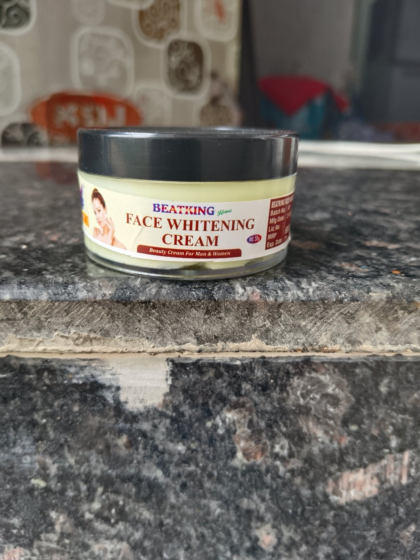 beatking face whitening cream, reduce dark spot and brightens skin tone 50g