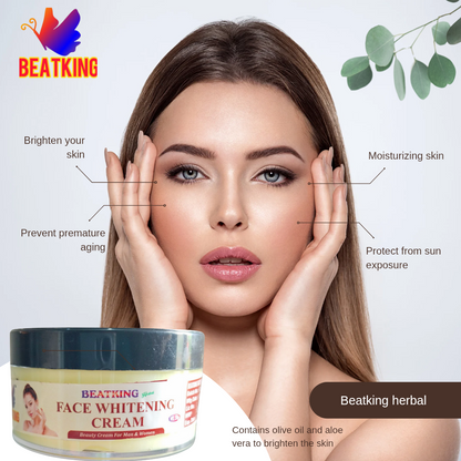 beatking face whitening cream, reduce dark spot and brightens skin tone 50g