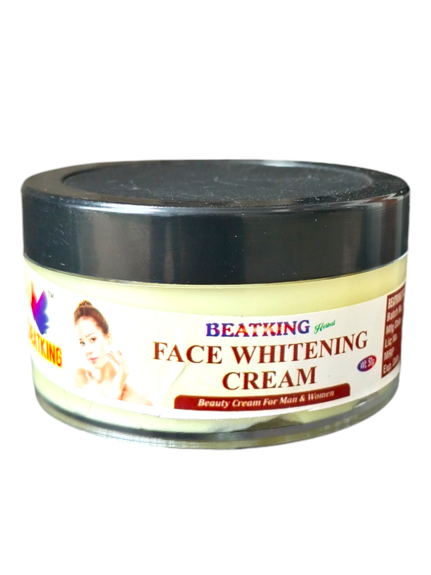 beatking face whitening cream, reduce dark spot and brightens skin tone 50g