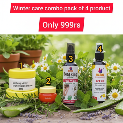 Winter care combo pack of 4 pcs