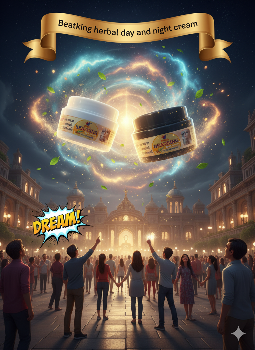 Beatking day and night cream 60+60g and Facewash 100ml combo