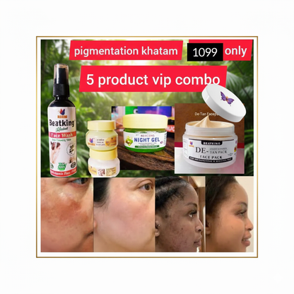 9 type skin problem solution kit for pigmentation,darkspot ,melasma, openpores