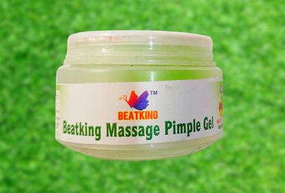 Beatking pimple massage gel, Tea Tree Spot Gel Pimple Removal Face Cream with Tea Tree & Salicylic Acid For Acne & Pimples and acne soap 100g – 50g pack of 1 pcs