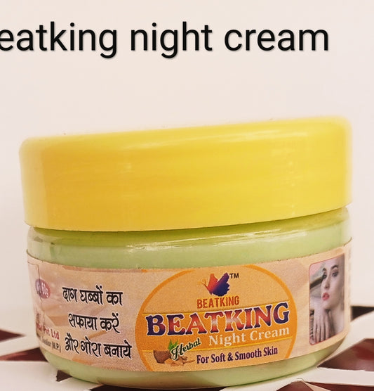 Beatking night cream for melasma and dark patches,glowing skin