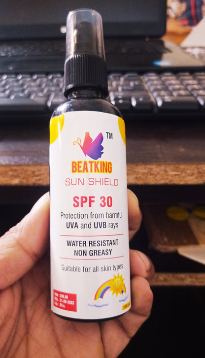 Beatking sunscreen lotion with spf 30 100ml