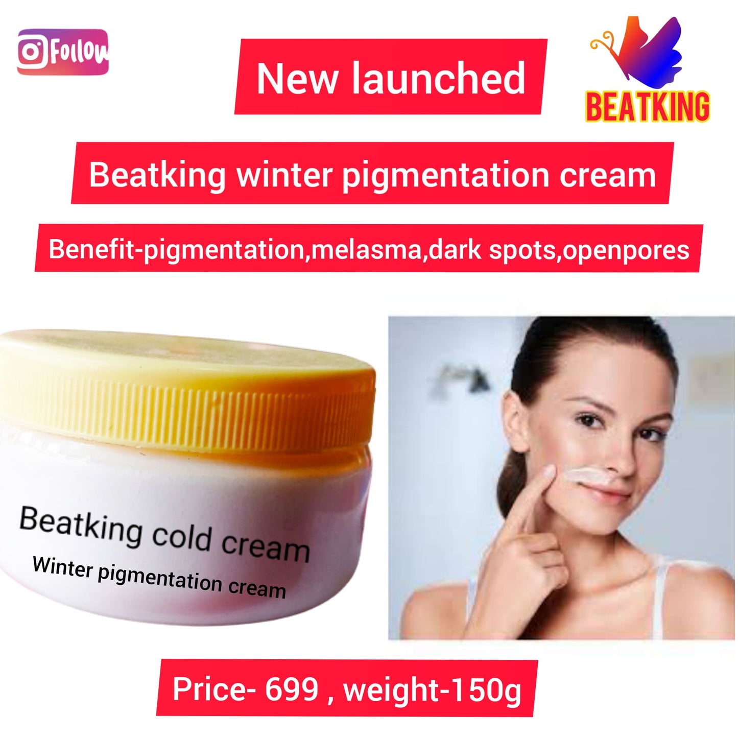 Winter pigmentation cream