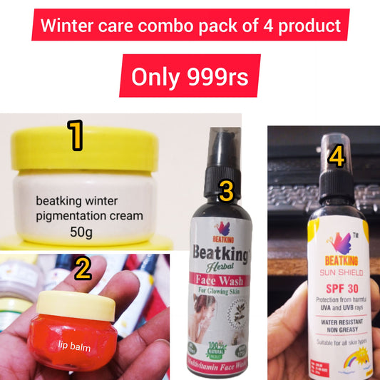Winter care combo pack of 4 pcs