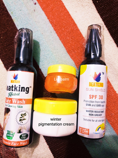 Winter care combo pack of 4 pcs