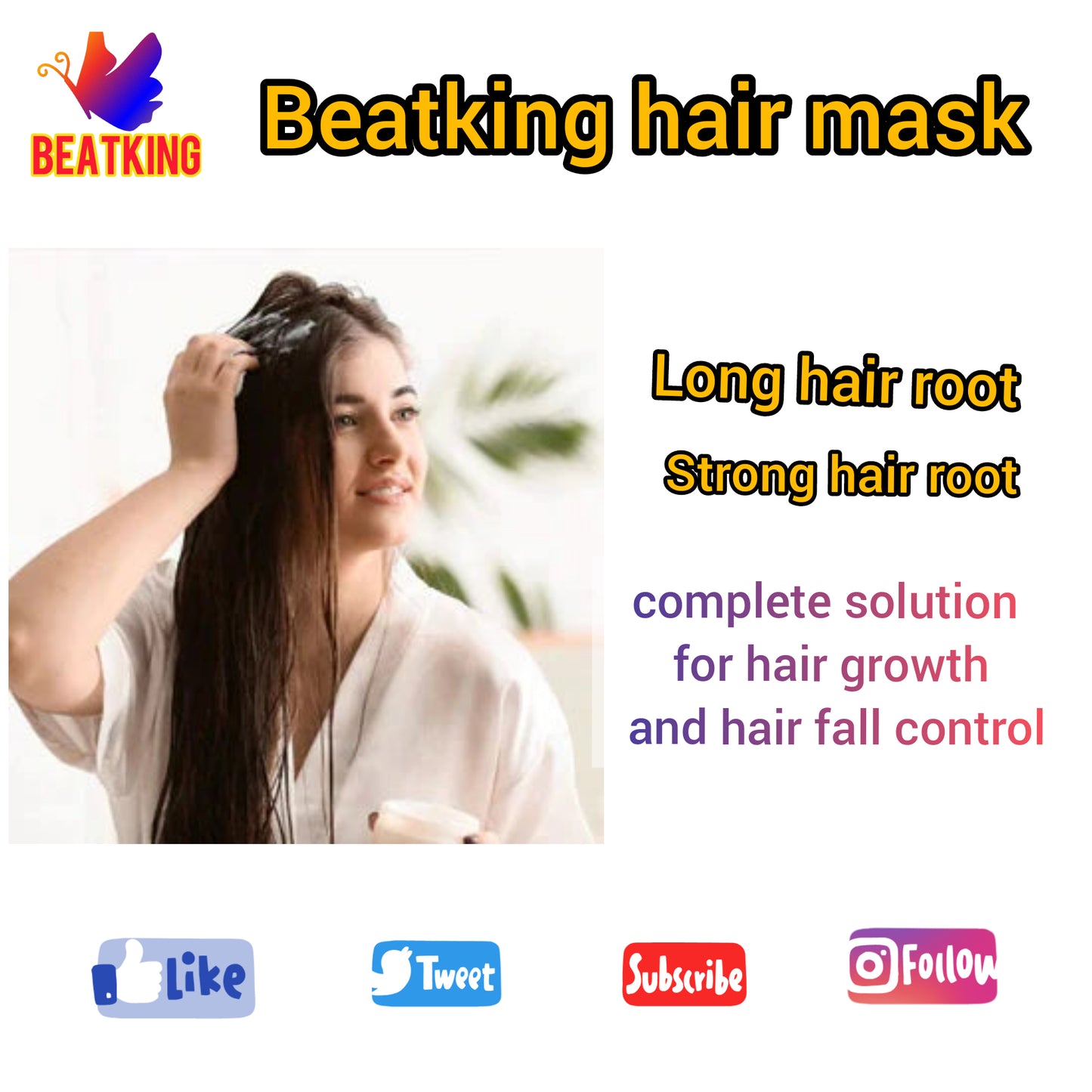 Hair mask for stop hair fall and strong hair